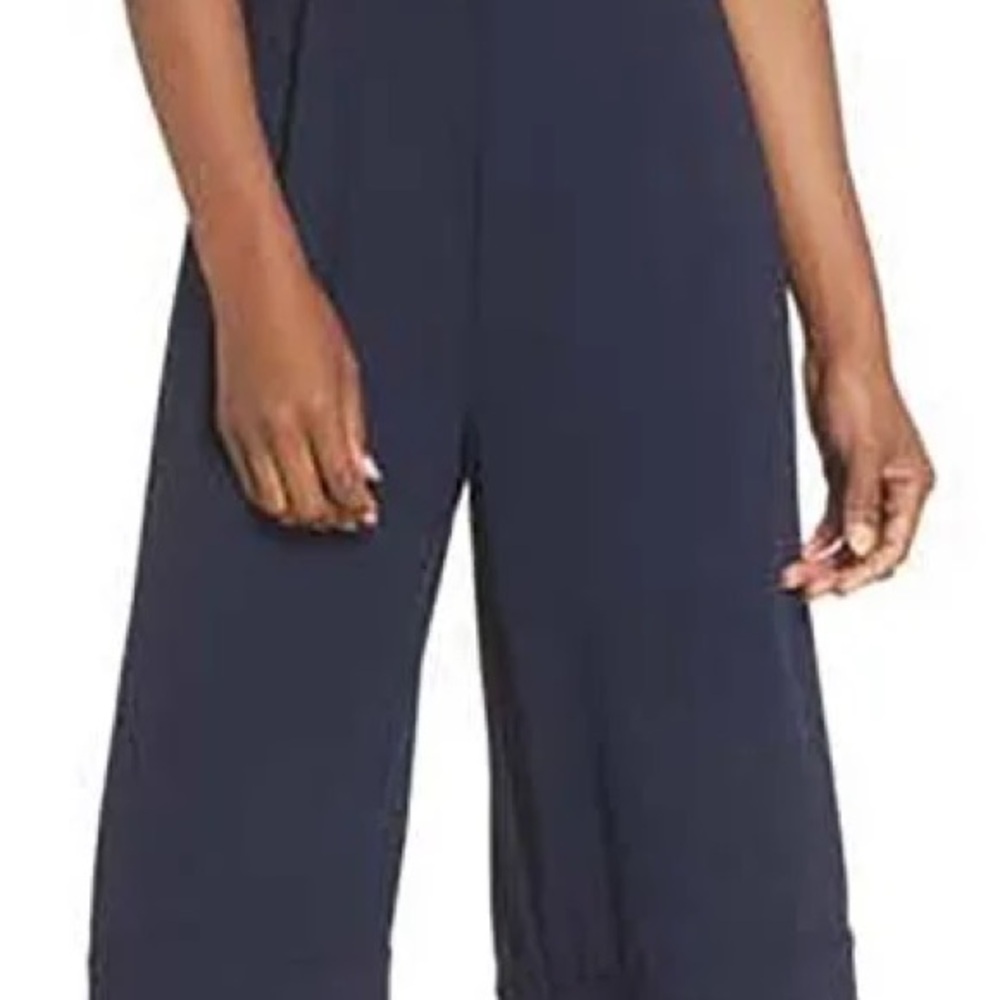 VINCE CAMUTO Navy Sleeveless Jumpsuit - Picture 3 of 6